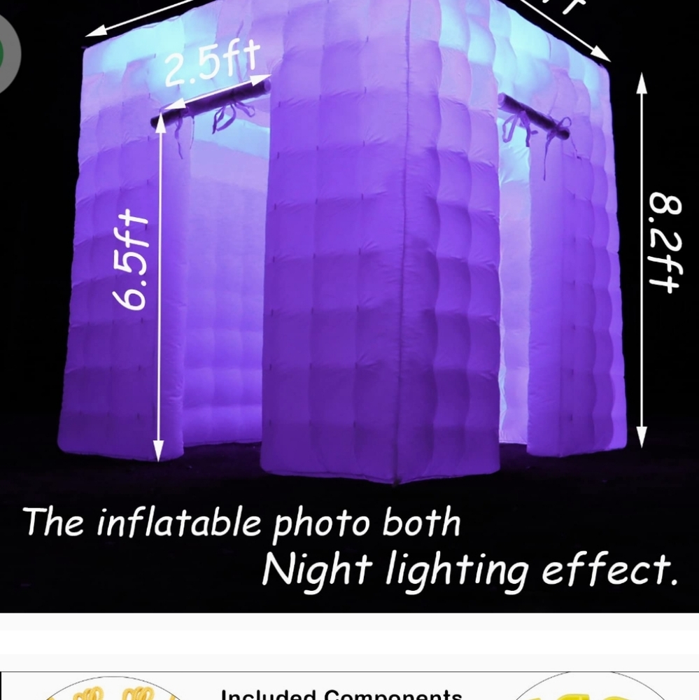 Inflatable photo booth